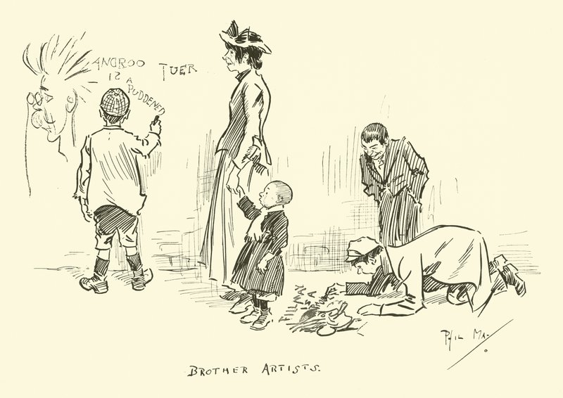 Illustrazione per Phil Mays Gutter-Snipes da Phil May