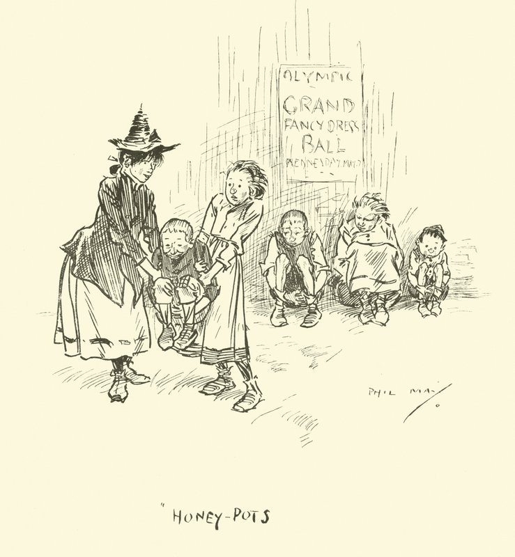Illustrazione per Phil Mays Gutter-Snipes da Phil May