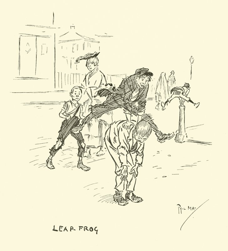 Illustrazione per Gutter-Snipes di Phil May da Phil May