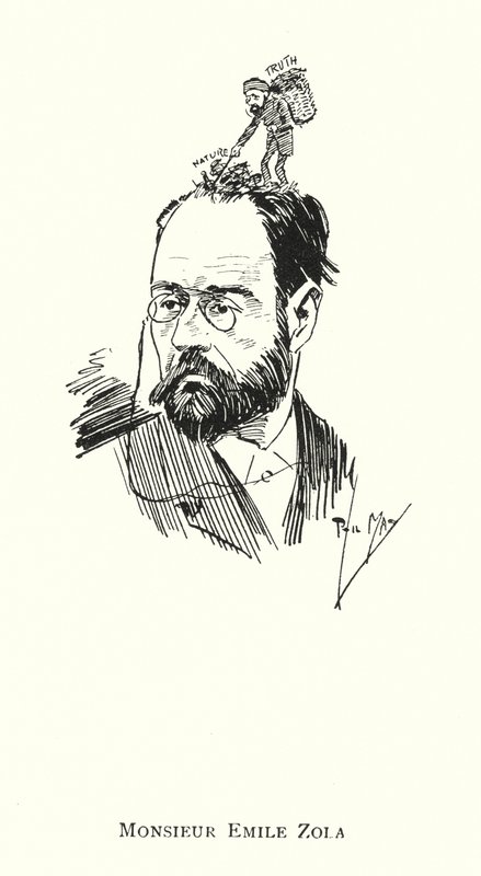 Monsieur Emile Zola (litografia) da Phil May