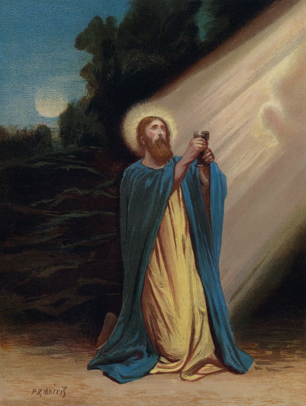 Cristo nel giardino, Getsemani da Philip Richard Morris