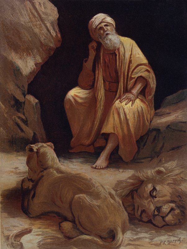Daniele nella fossa dei leoni da Philip Richard Morris