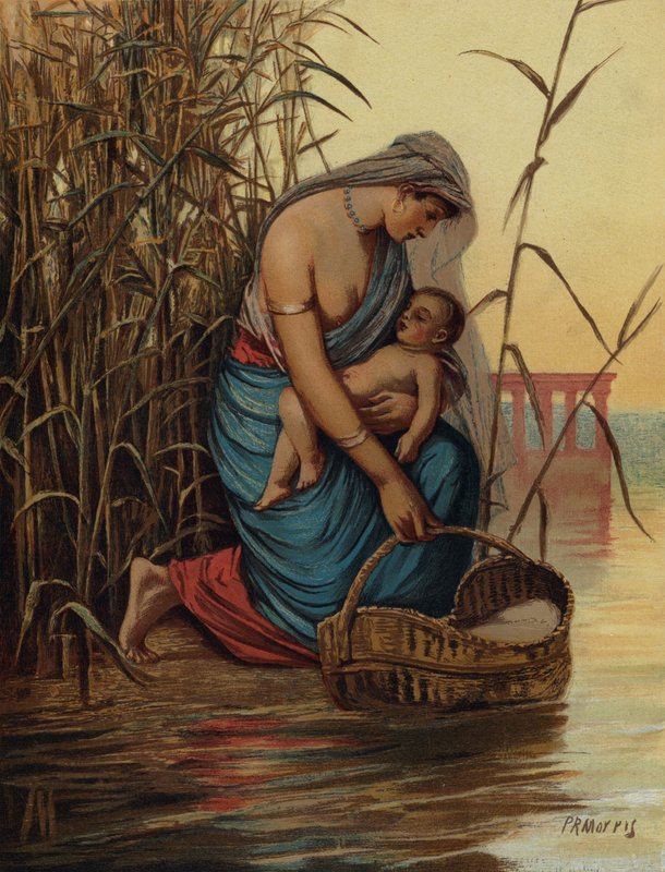 Il piccolo Mosè e sua madre da Philip Richard after Morris