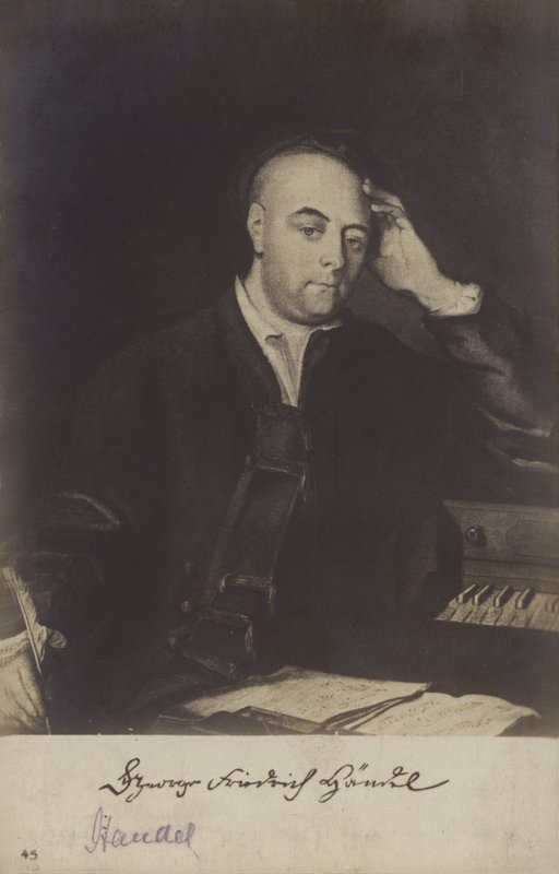 Ritratto di George Friedrich Handel da Philippe Mercier