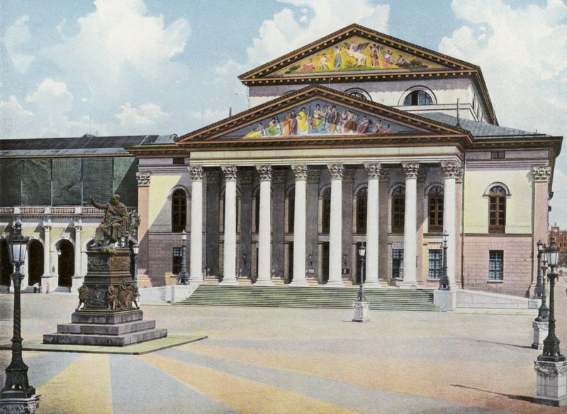 Monaco: Kgl Hof- U Nationaltheater da Photographer German