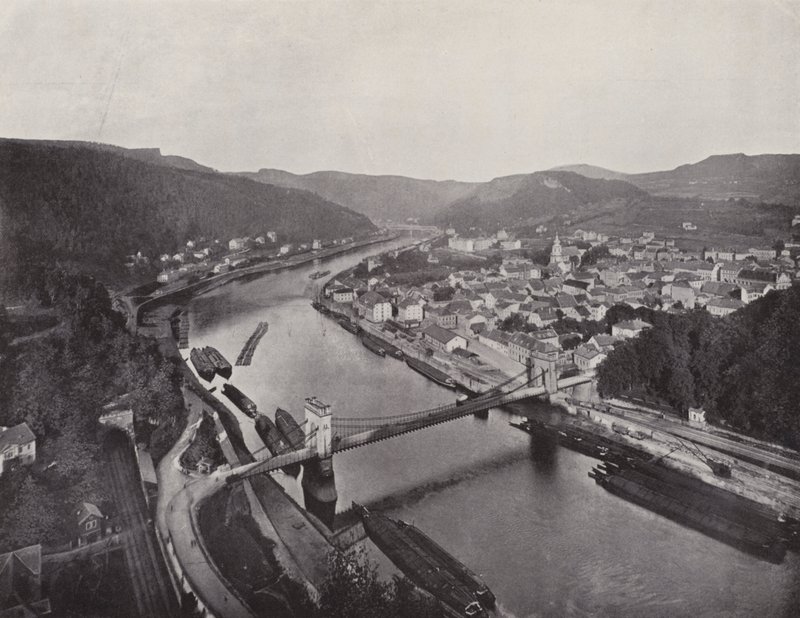 Panorama di Tetschen da Photographer German
