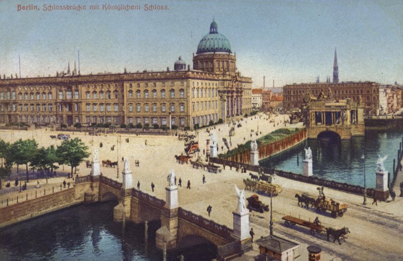 Schlossbruecke e Palazzo Reale, Berlino, Germania da Photographer German