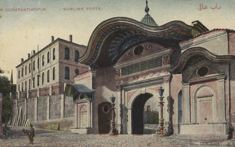 Sublime Porta, Costantinopoli da Photographer Turkish