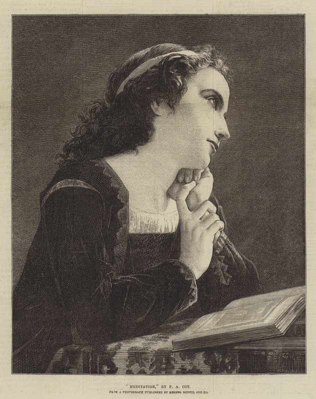 Meditazione da Pierre Auguste Cot