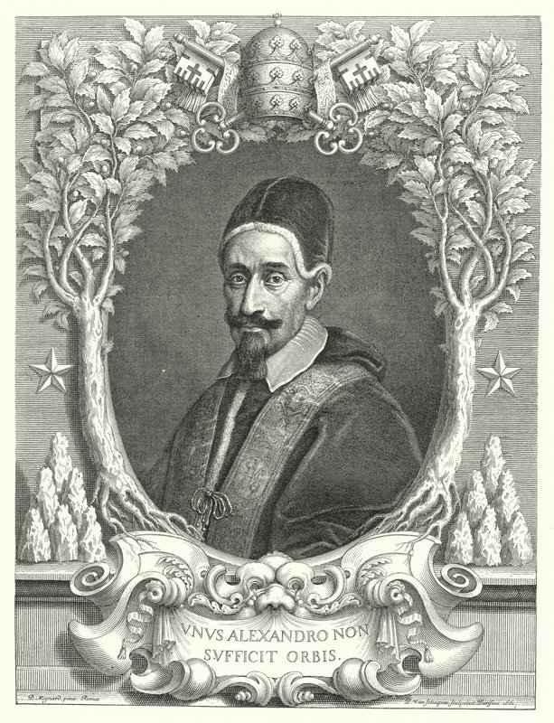 Papa Alessandro VII da Pierre (after) Mignard