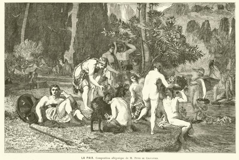 Pace da Pierre (after) Puvis de Chavannes
