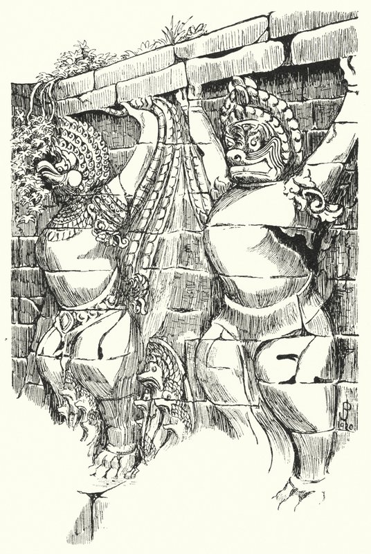 Garuda, Terrazza degli Elefanti da Pierre Jeannerat de Beerski
