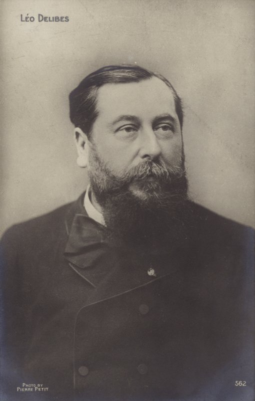 Leo Delibes, compositore francese (1836-1891) da Pierre Petit