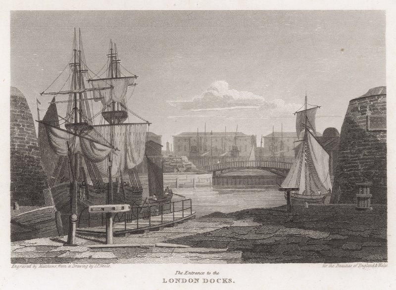Docks di Londra da Pieter Jansz. Quast