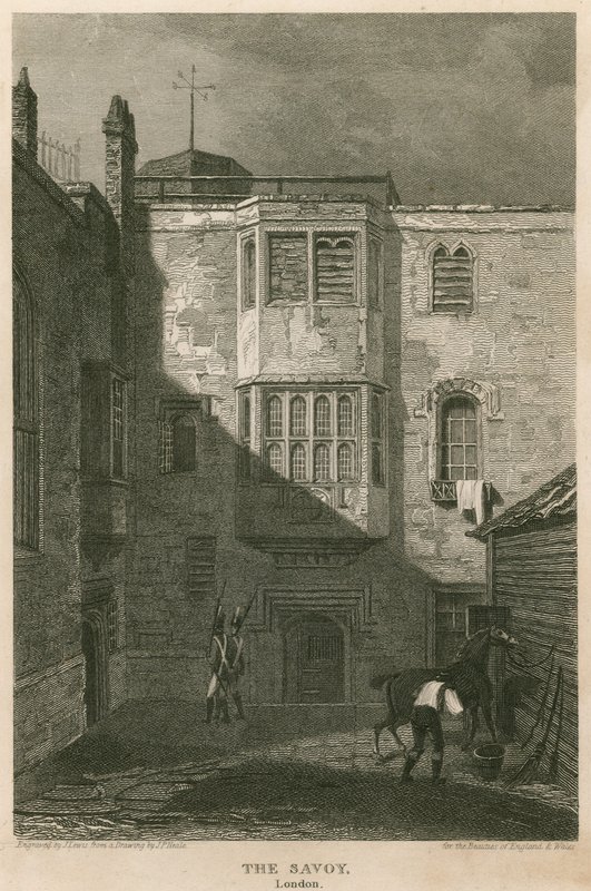 La prigione di Savoy, Londra da Pieter Jansz. Quast