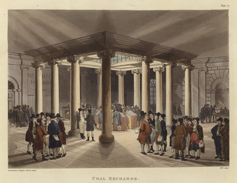Borsa del carbone da Pugin and Rowlandson