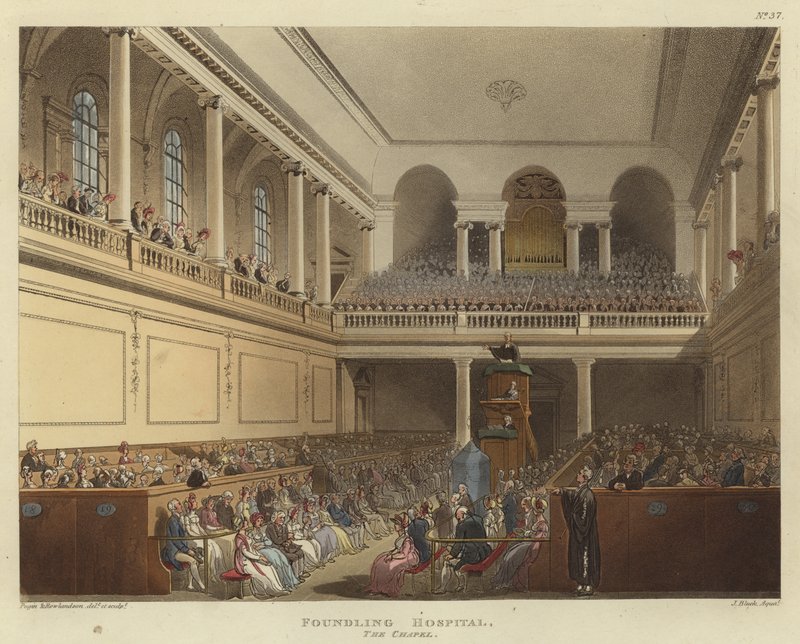 Ospedale dei trovatelli da Pugin and Rowlandson