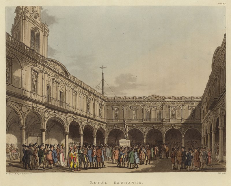 Royal Exchange da Pugin and Rowlandson