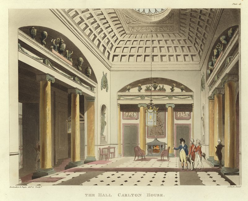 La sala da Pugin and Rowlandson