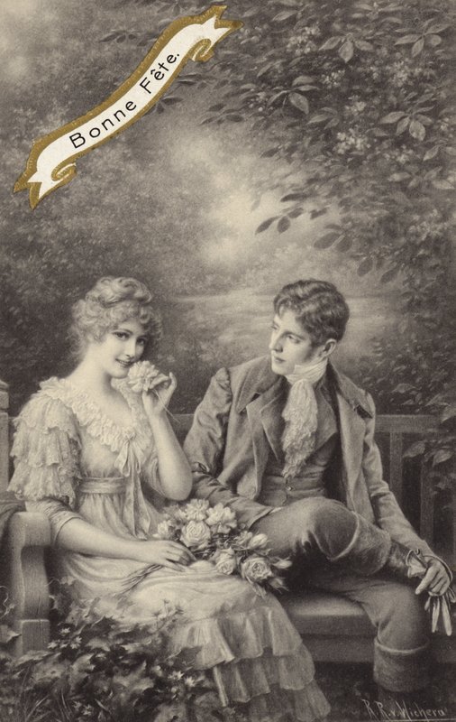 Coppia su una panchina da Raimund Ritter Von Brennerstein Wichera