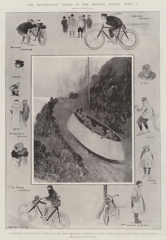 Le prove motociclistiche al Crystal Palace, 5 aprile da Ralph Cleaver