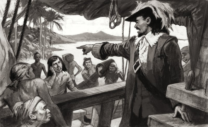 Disastro a Darien (gouache su carta) da Ralph Bruce