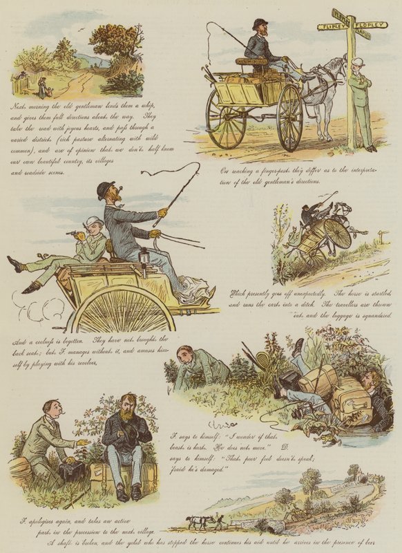Le Strane Avventure di un Carretto per Cani da Randolph Caldecott