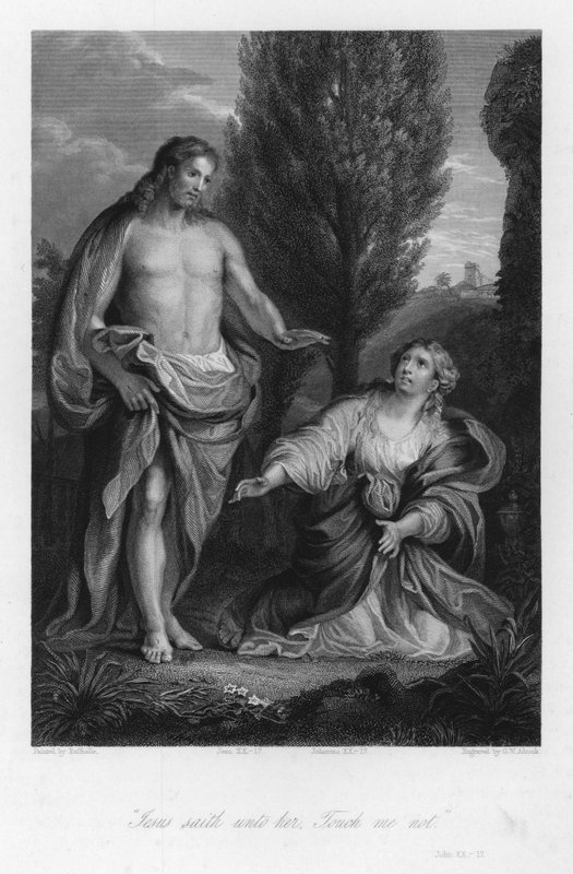 "Non toccarmi," Giovanni XX da after Raphael