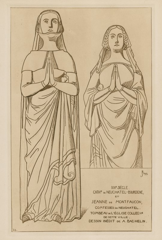 Contesse di Neuchatel, XIV secolo da Raphael Jacquemin