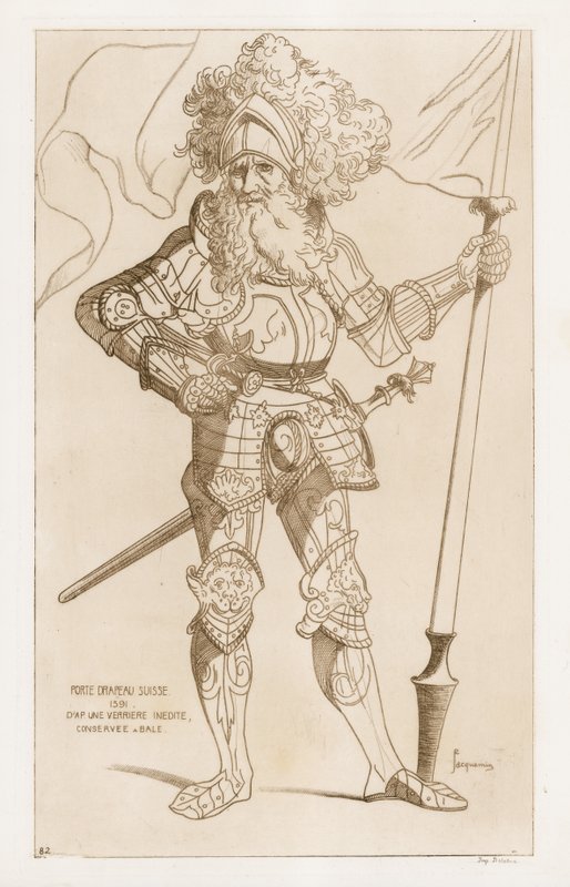 Porte drapeau Suisse, 1391 da Raphael Jacquemin