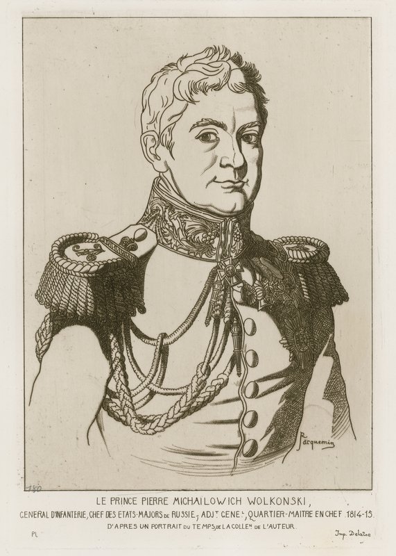 Principe Pierre Michailowich Wolkonski da Raphael Jacquemin