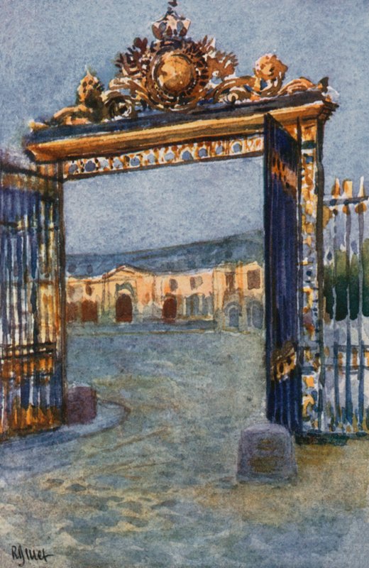 Portale del Palazzo e Grandi Scuderie, Versailles da Rene Binet