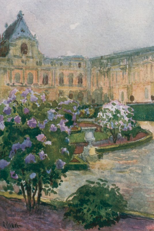 Parterre settentrionale e Cappella, Versailles da Rene Binet