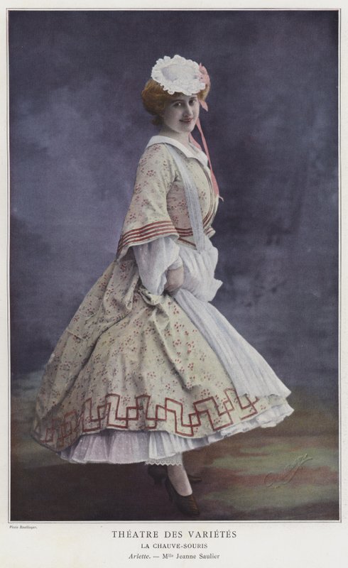 Jeanne Saulier come Arlette in La Chauve-Souris da Reutlinger Studio