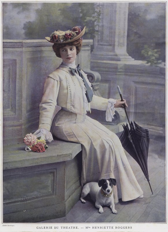 Henriette Roggers, attrice francese da Reutlinger Studio