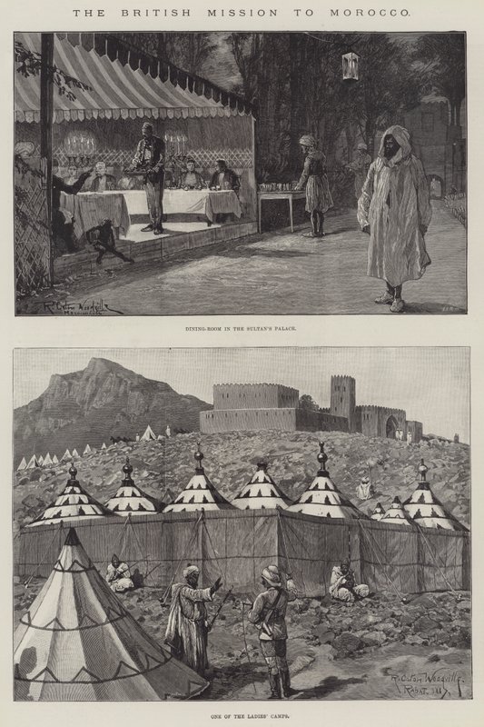La missione britannica in Marocco da Richard Caton Woodville junior