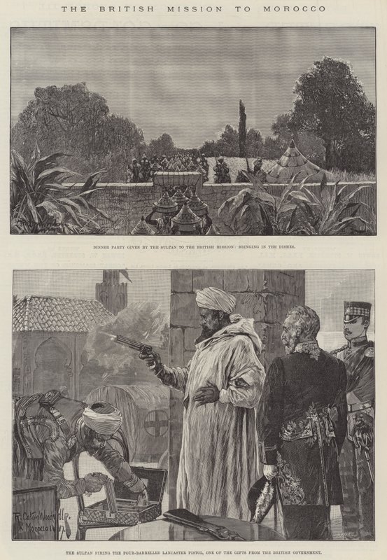 La missione britannica in Marocco da Richard Caton Woodville junior