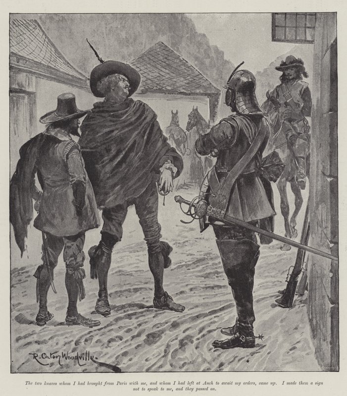 Sotto la Veste Rossa, di Stanley J Weyman da Richard Caton Woodville junior