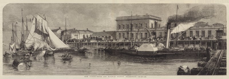Nuova Dogana e Stazione Ferroviaria, Folkestone da Richard Principal Leitch
