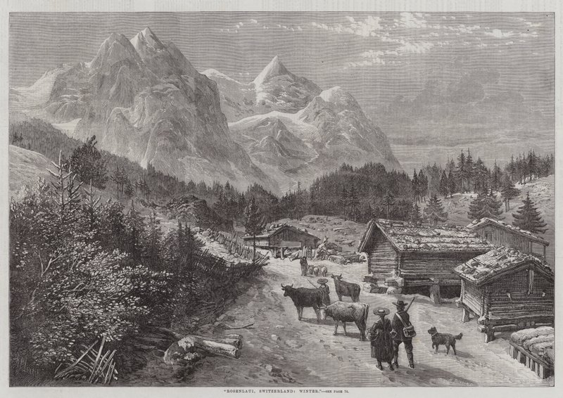 Rosenlaui, Svizzera, inverno da Richard Principal Leitch