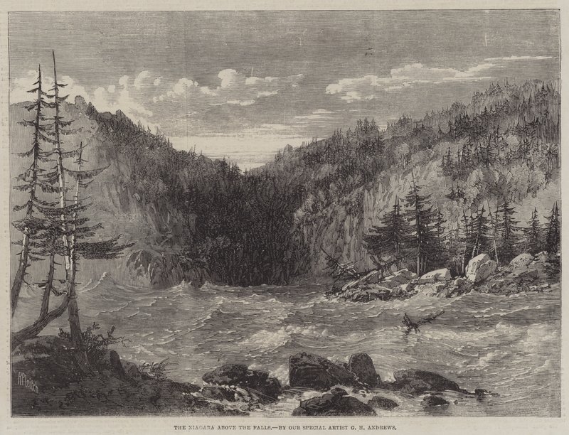 Il Niagara sopra le cascate da Richard Principal Leitch