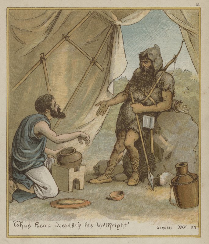 Così Esaù disprezzò il suo diritto di primogenitura da Richard Andre