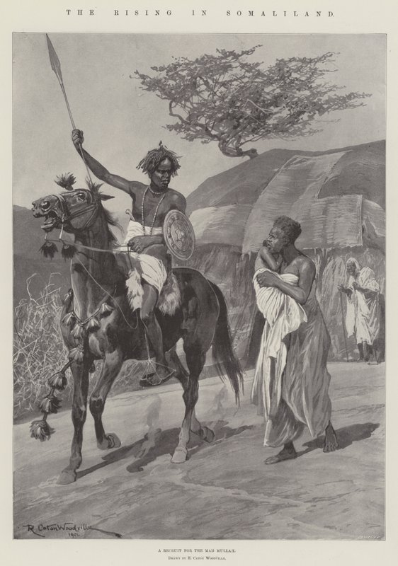 La rivolta in Somaliland da Richard Caton Woodville junior