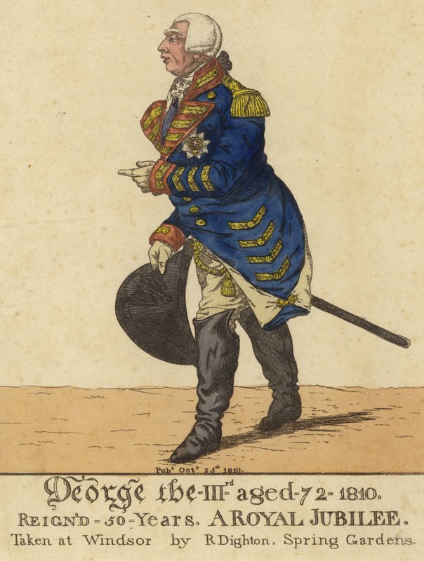 Re Giorgio III da Richard Dighton
