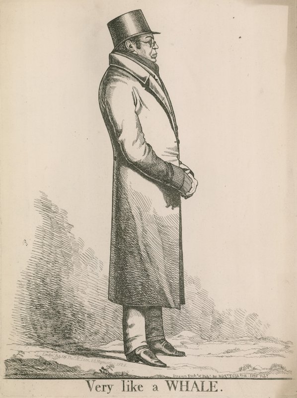 Mr Hibers; Molto simile a una balena da Richard Dighton