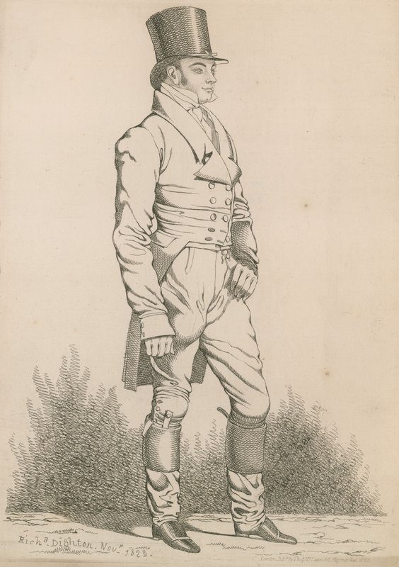 Gentiluomo non identificato da Richard Dighton