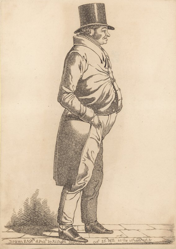 Gentiluomo non identificato da Richard Dighton