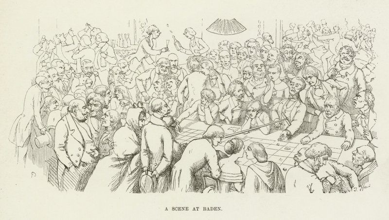 Una scena a Baden da Richard Doyle