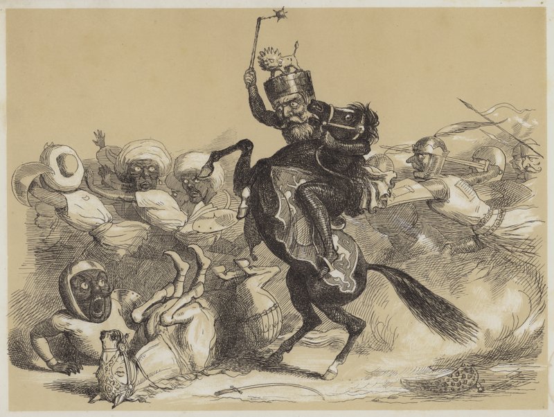 Riccardo Cuor di Leone e Saladino da Richard Doyle