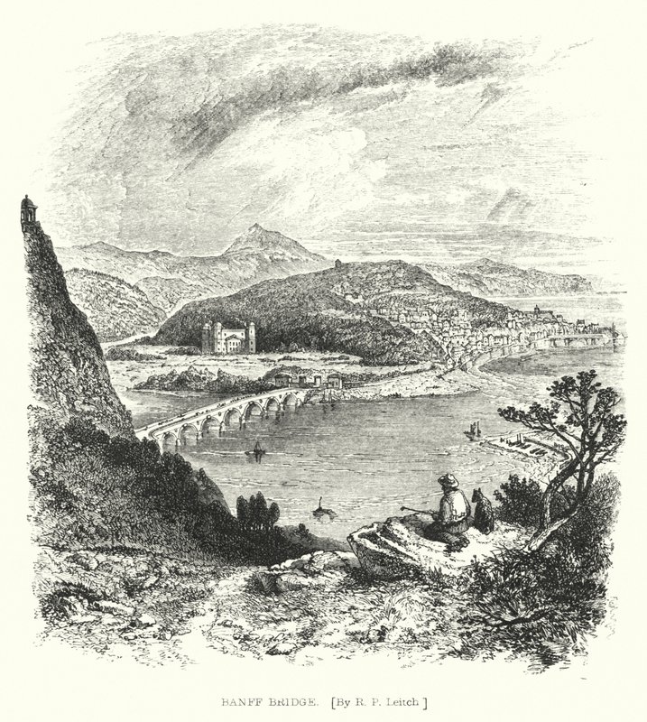 Ponte di Banff (incisione) da Richard Principal (after) Leitch